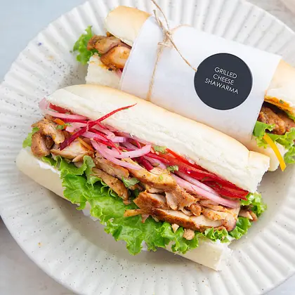 Grilled Cheese Shawarma Sandwich