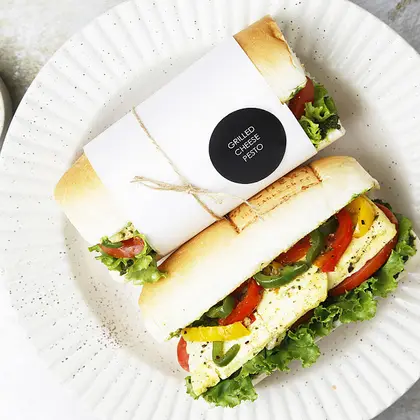 Grilled Chicken Pesto Sandwich