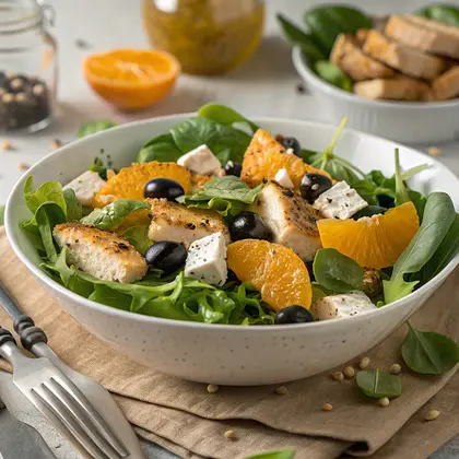 Exotic Roasted Chicken Caprese Salad