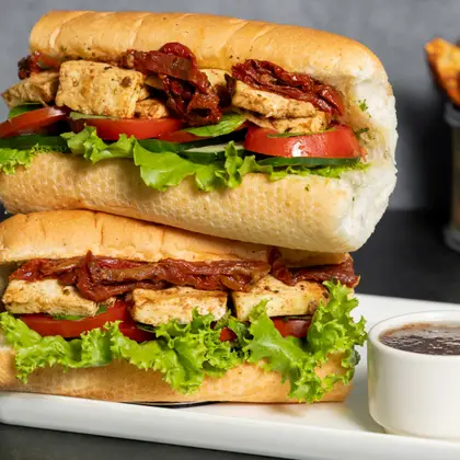 Grilled Cheese & Sun Dried Tomatoes Sandwich