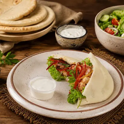 Smoky Zatar Cottage Cheese Pita Pocket