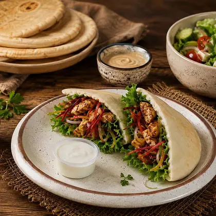 Smoky Zatar Chicken Pita Pocket